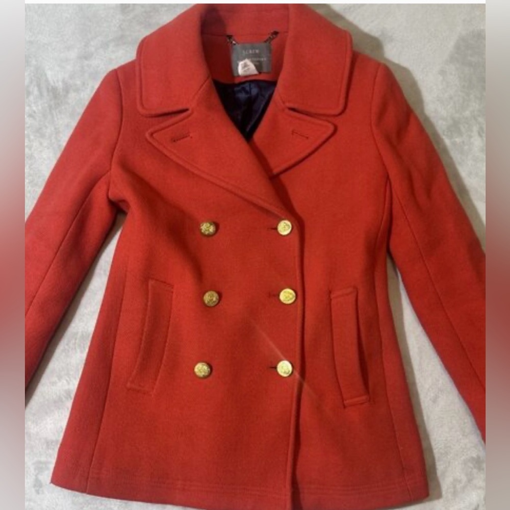 J. Crew  Wool P. Coat/ Size M